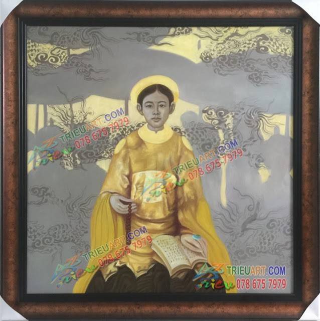 Tranh vẽ Nam phương hoàng hậu, tranh danh họa Việt Nam